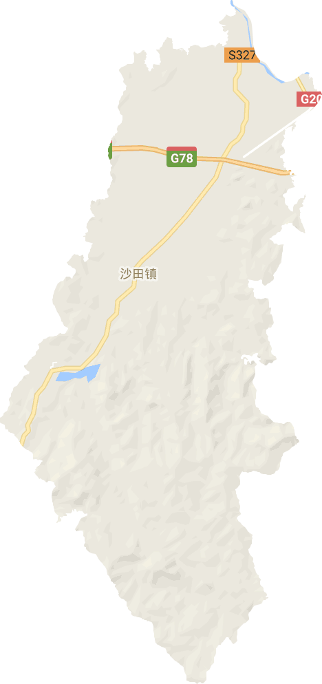 沙田镇电子地图
