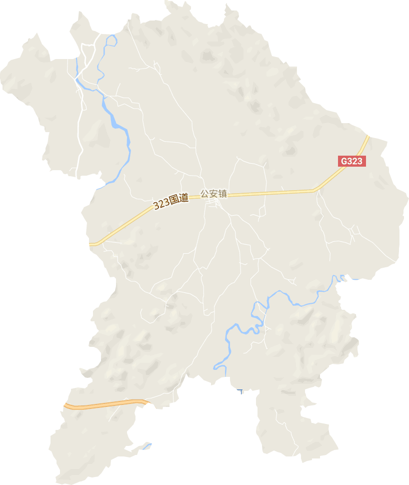 公安镇电子地图