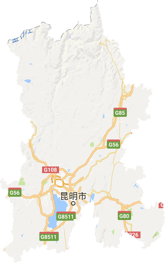 昆明市电子地图