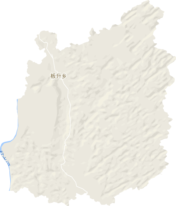 板升乡电子地图