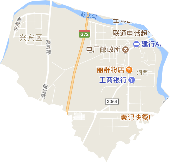 河西街道电子地图