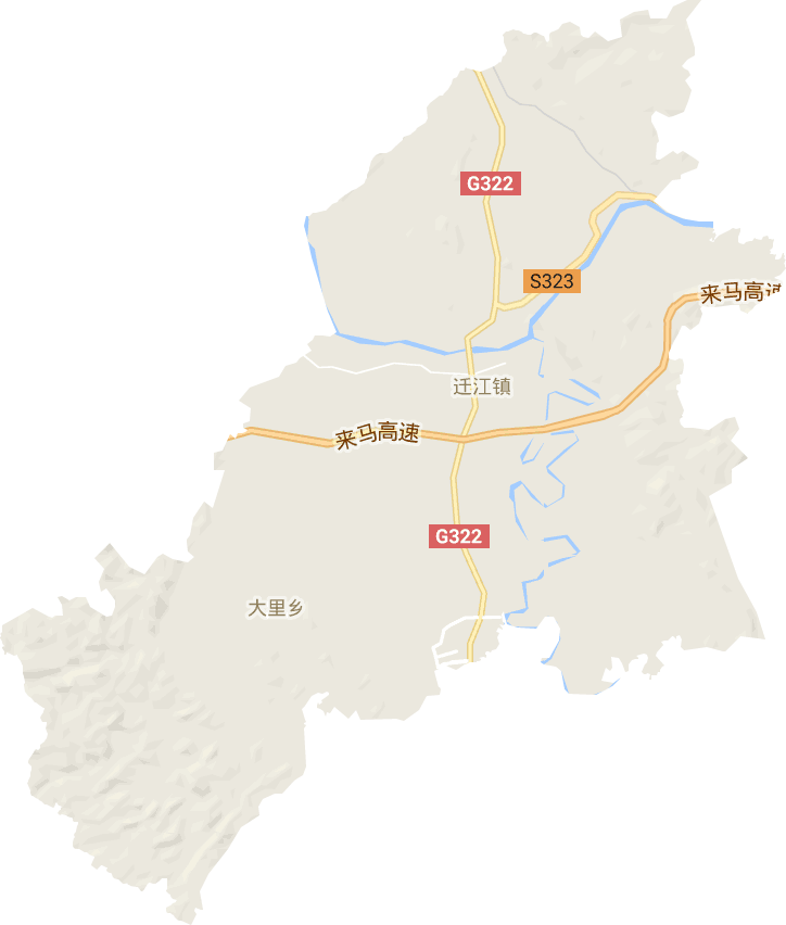 迁江镇电子地图