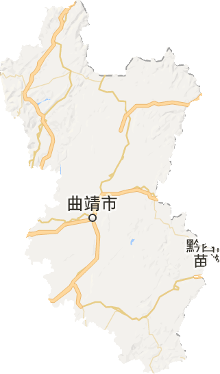 曲靖市电子地图