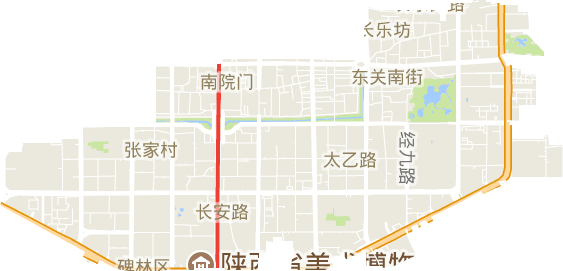 碑林区电子地图