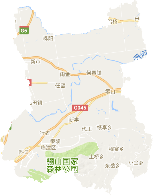 临潼区电子地图