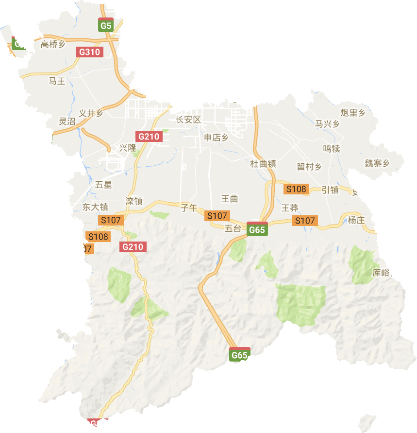 长安区电子地图