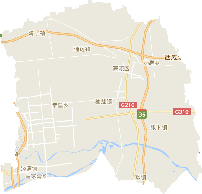 高陵区电子地图