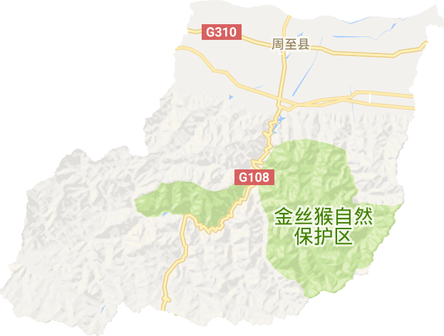 周至县电子地图