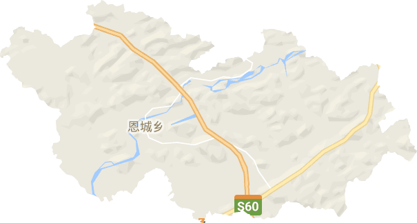 恩城乡电子地图