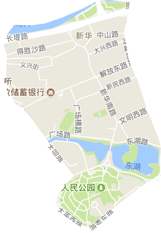 中山街道电子地图
