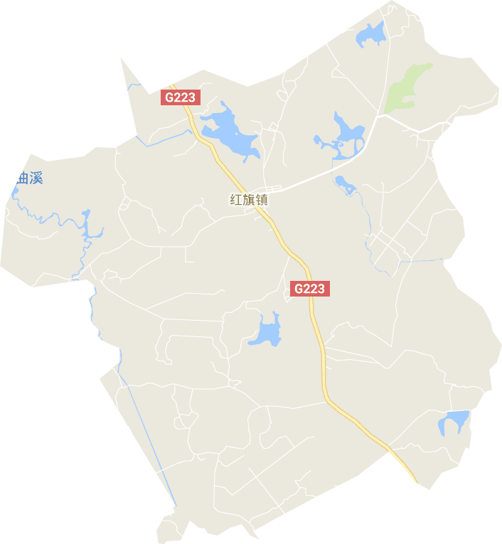红旗镇电子地图