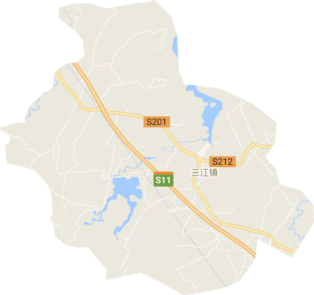 三江镇电子地图
