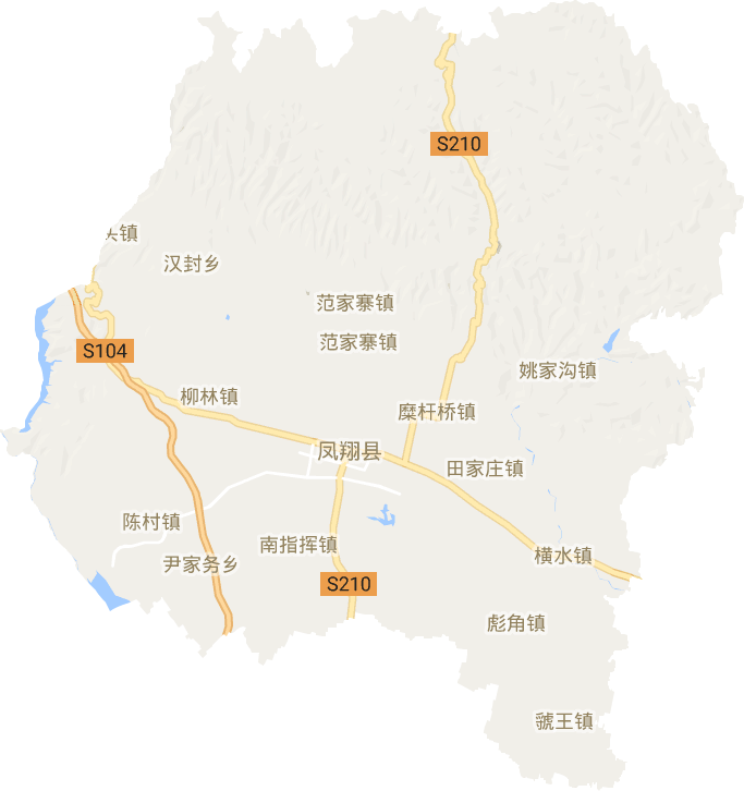 凤翔区电子地图