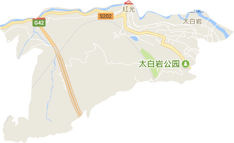 太白街道电子地图