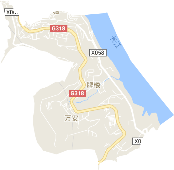 牌楼街道电子地图