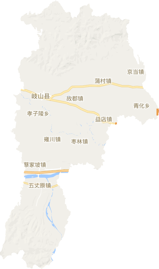 岐山县电子地图