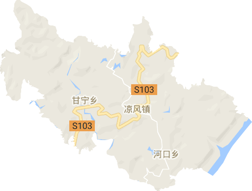 甘宁镇电子地图
