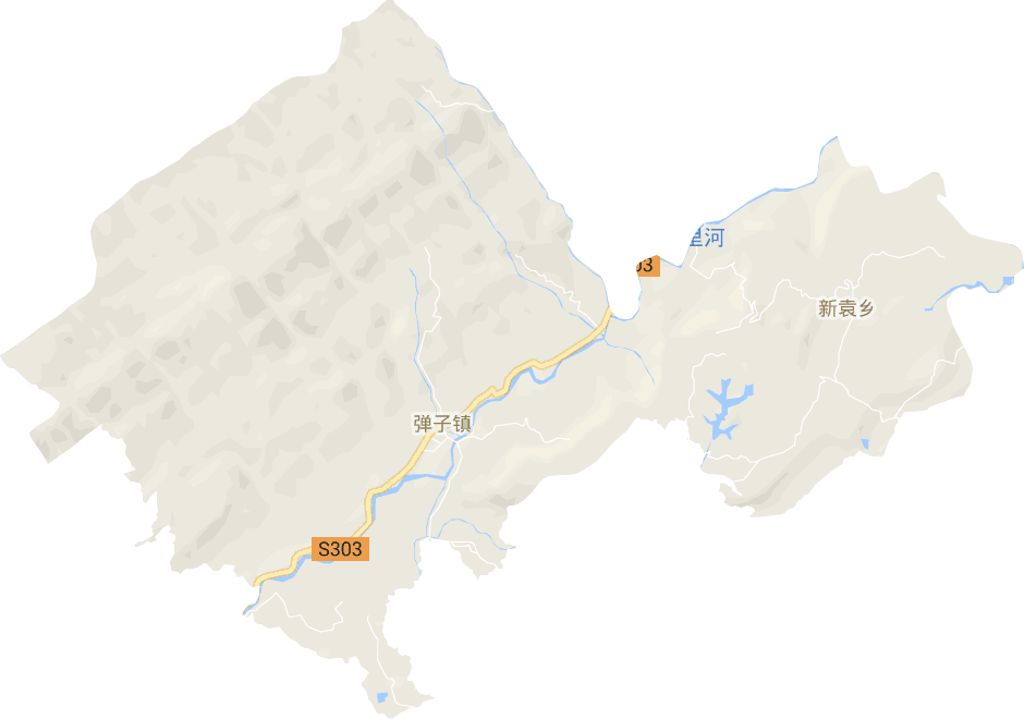 弹子镇电子地图