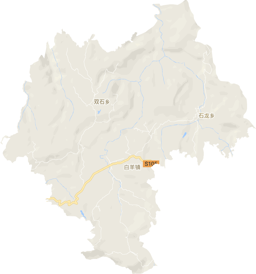 白羊镇电子地图