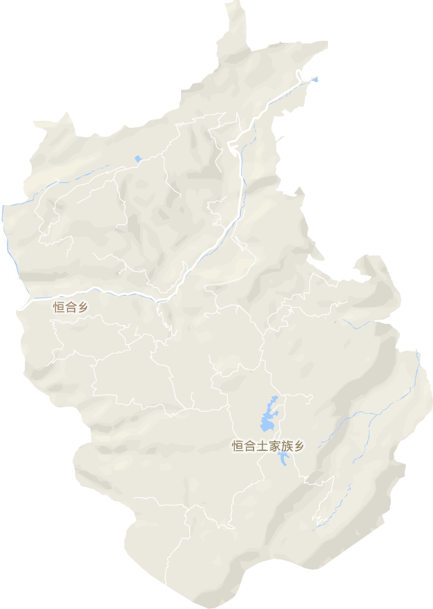 恒合土家族乡电子地图