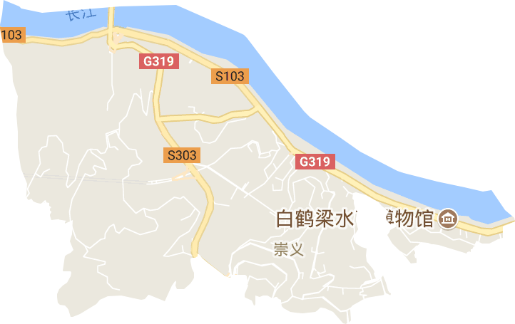 崇义街道电子地图