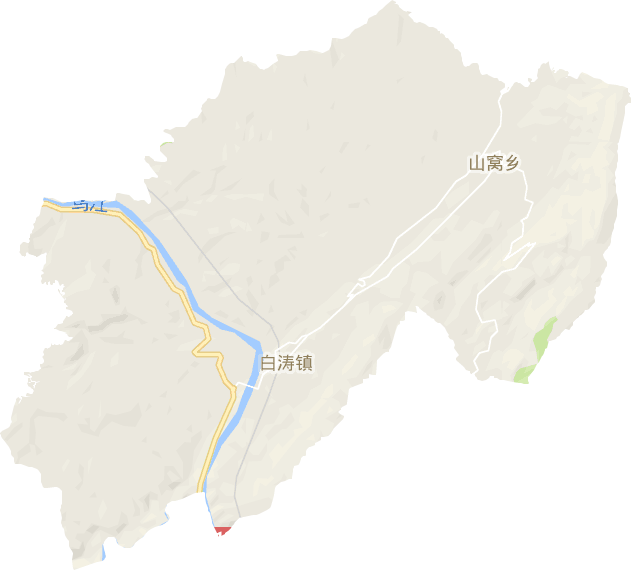 白涛街道电子地图