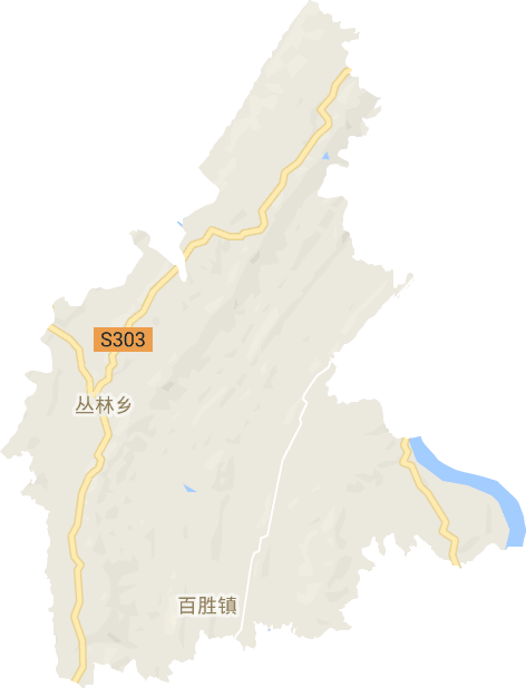 百胜镇电子地图