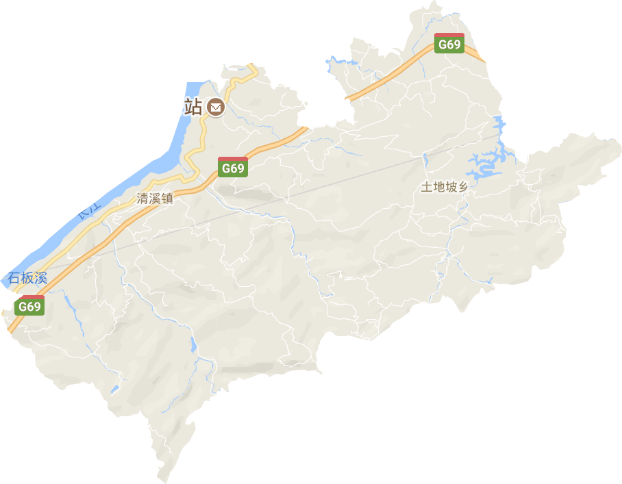 清溪镇电子地图