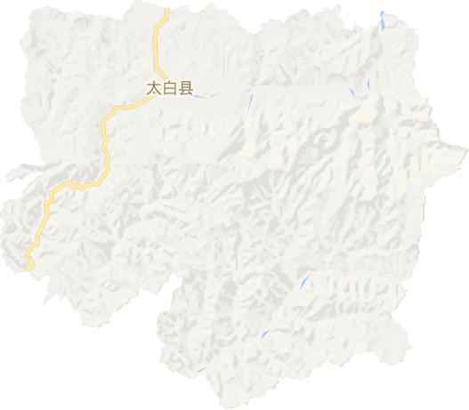 太白县电子地图