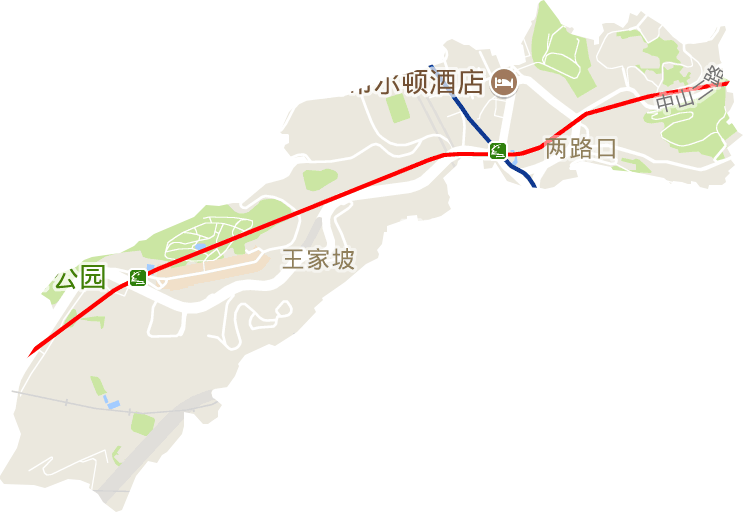 两路口街道电子地图