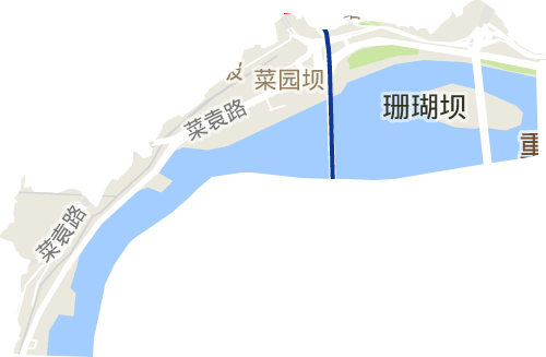 菜园坝街道电子地图