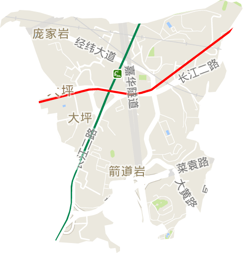 大坪街道电子地图