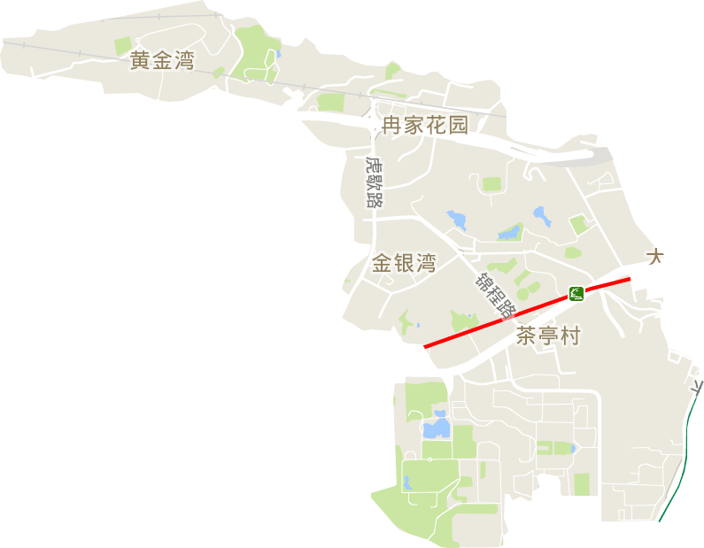 石油路街道电子地图