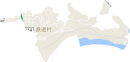 跃进村街道电子地图