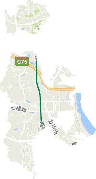 八桥镇电子地图