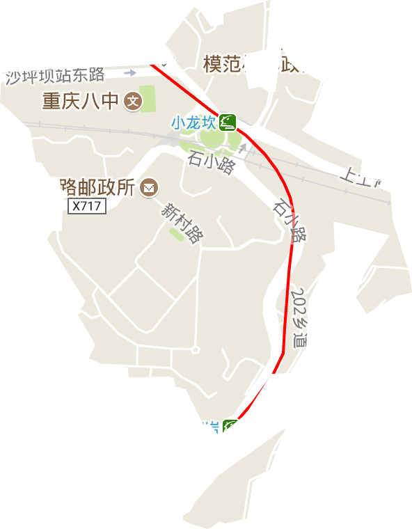 小龙坎街道电子地图