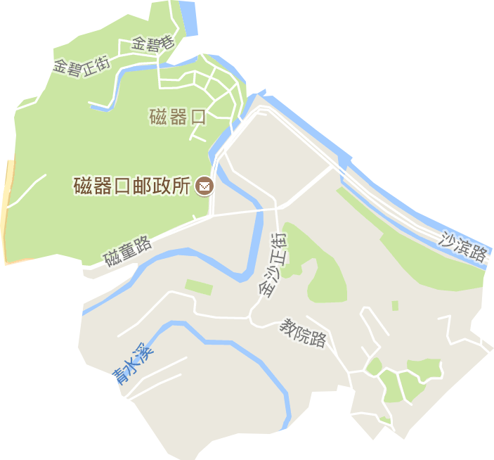 磁器口街道电子地图