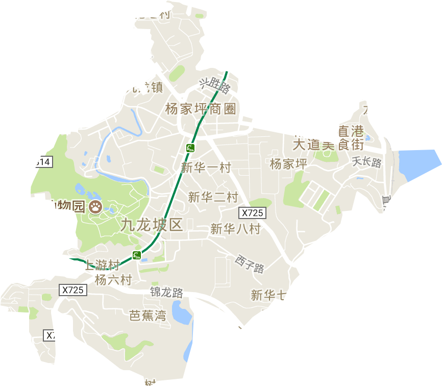 杨家坪街道电子地图