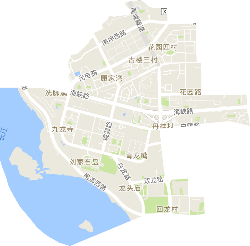 花园路街道电子地图