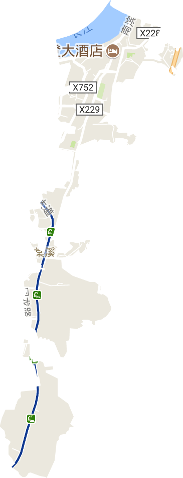 海棠溪街道电子地图
