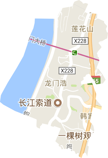龙门浩街道电子地图