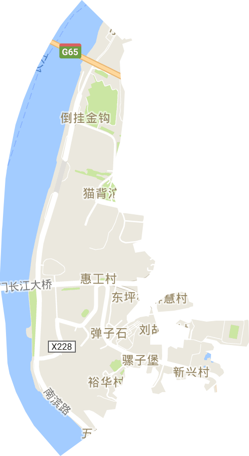 弹子石街道电子地图