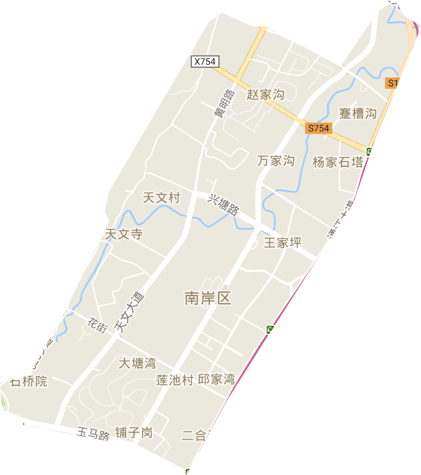 天文街道电子地图