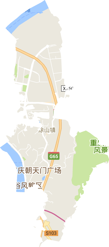 涂山镇电子地图