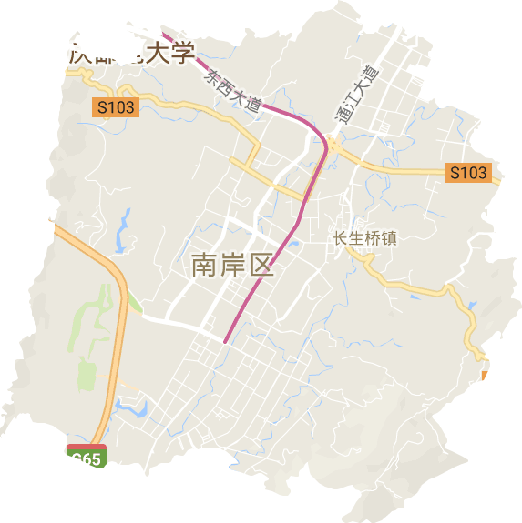 长生桥镇电子地图