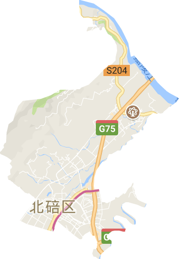北温泉街道电子地图