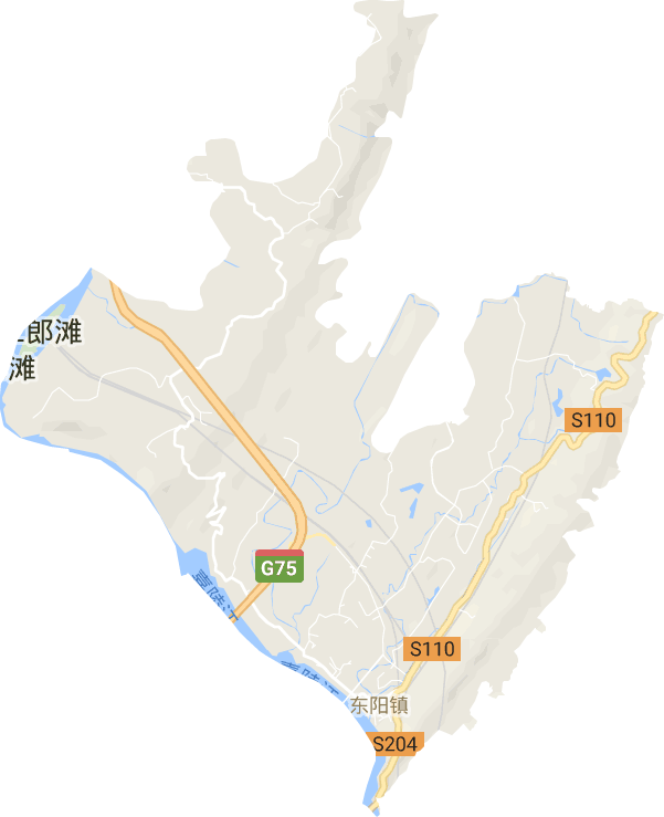 东阳街道电子地图