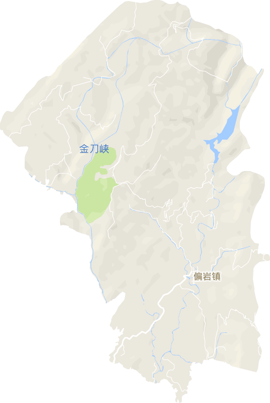 金刀峡镇电子地图