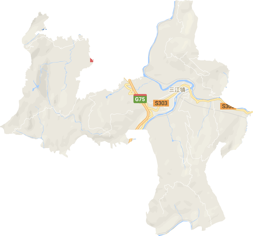 三江街道电子地图