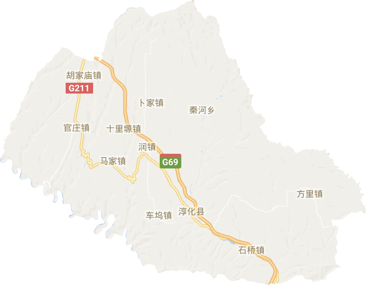 淳化县电子地图